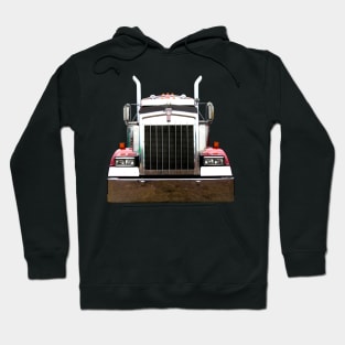 Kenworth 1990s classic truck high contrast Hoodie